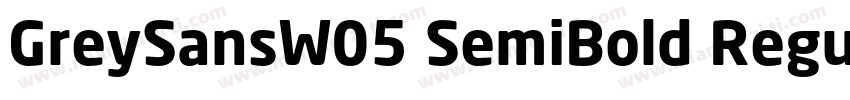 GreySansW05 SemiBold Regular字体转换